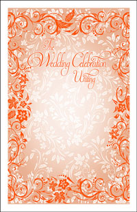 Wedding Program Cover Template 11D - Graphic 10